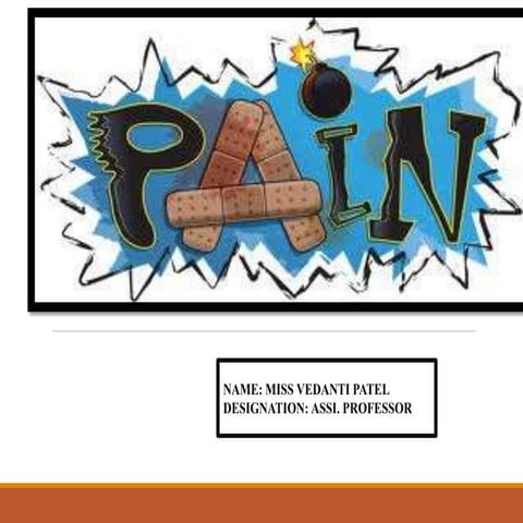 pain. Medical Surgical Nursing ......pptx