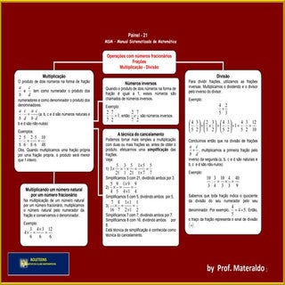 Painel 21 - Operação com números fr...
