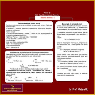Painel 24 - Números Decimais 2