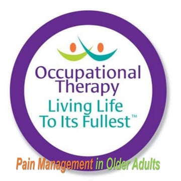 Pain Management in Older Adults