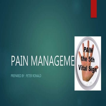 Pain management peter