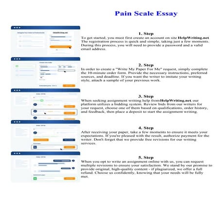 Pain Scale Essay