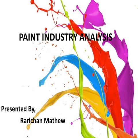 Paint industry porters five force & pestel analysis