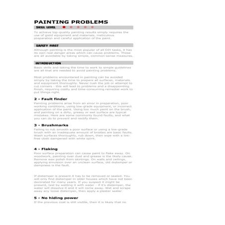 Painting problems