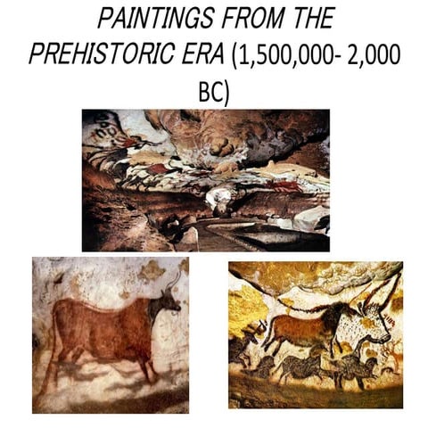 Paintings from the prehistoric era (1,500,000  2,000