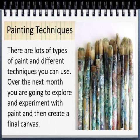Painting techniques