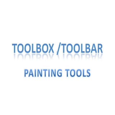 Adobe Photoshop: Painting Tools