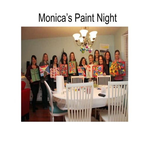 Monica's Paint Night