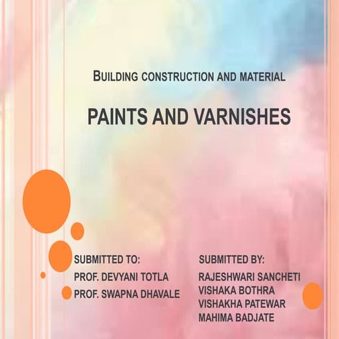 Paint , types of paint