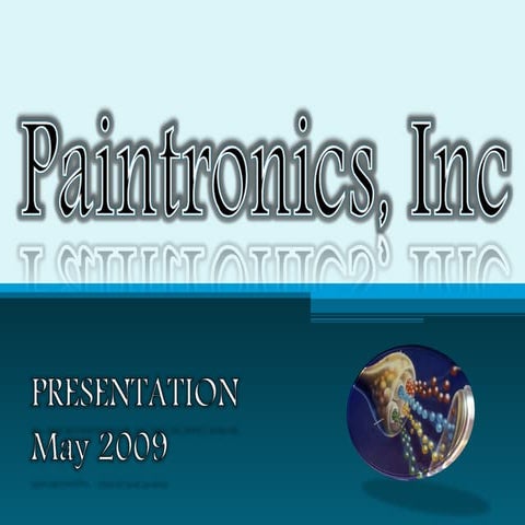 Paintronics presentation