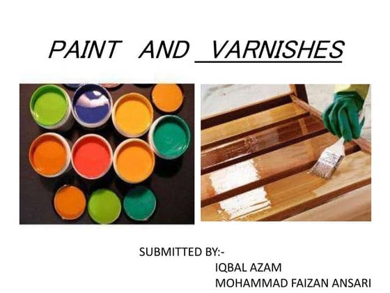 Types of Paint with Application | PDF