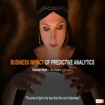 Business Impact of Predictive Analytics