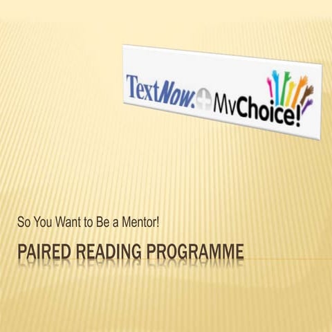 Paired Reading programme