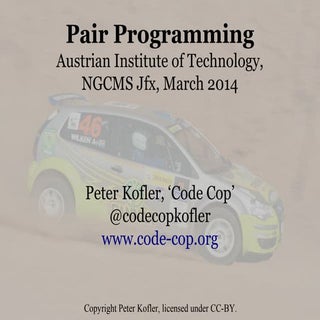 Pair Programming (2014)