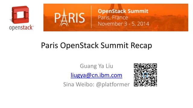 Pairs OpenStack Summit Summary