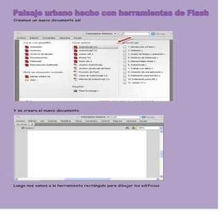 Paisaje urbano hecho con herramient...