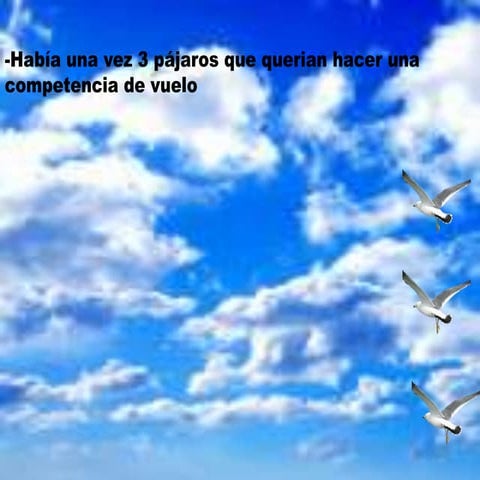 la carrera de pajaritos