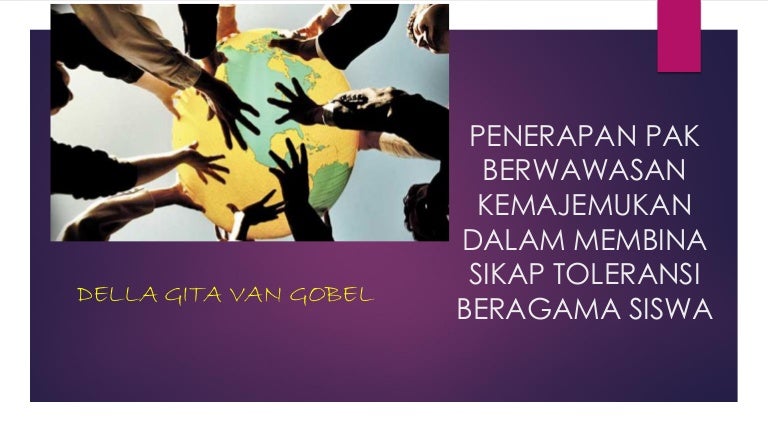 Pak Berwawasan Kemajemukan Dalam Membina Sikap Toleransi Beragama Sis