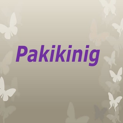 Pakikinig