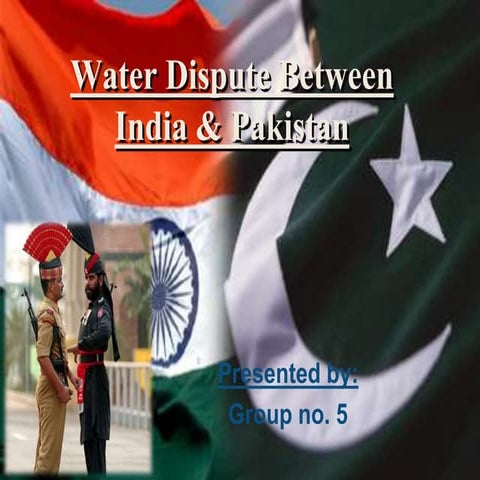 Pak indo water conflict