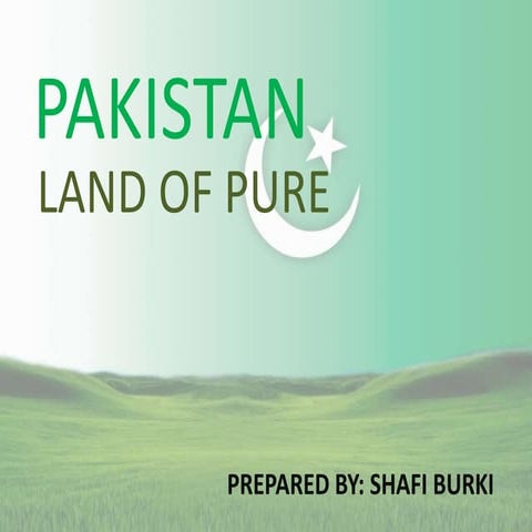 My country: Pakistan | PPTX