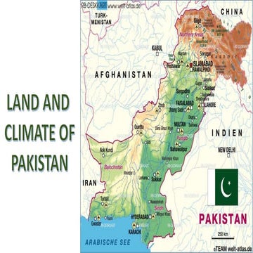 Land an climate of Pakistan