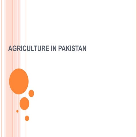 Pakistan agriculture...