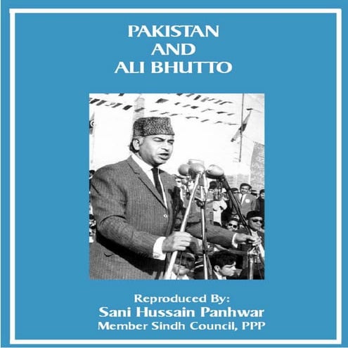 Pakistan and bhutto