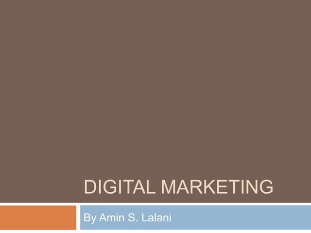 Pakistan Digital Media Opportunity