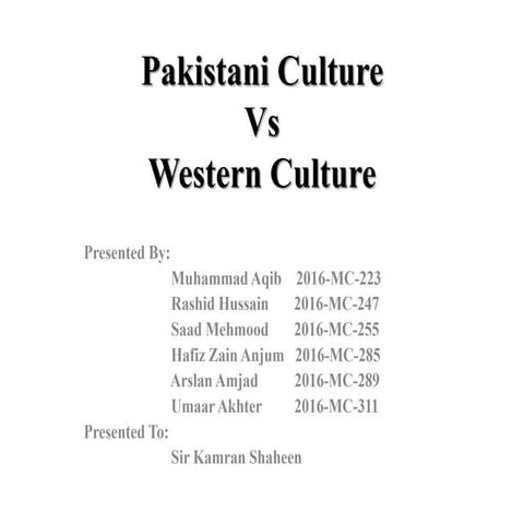 Pakistani culture