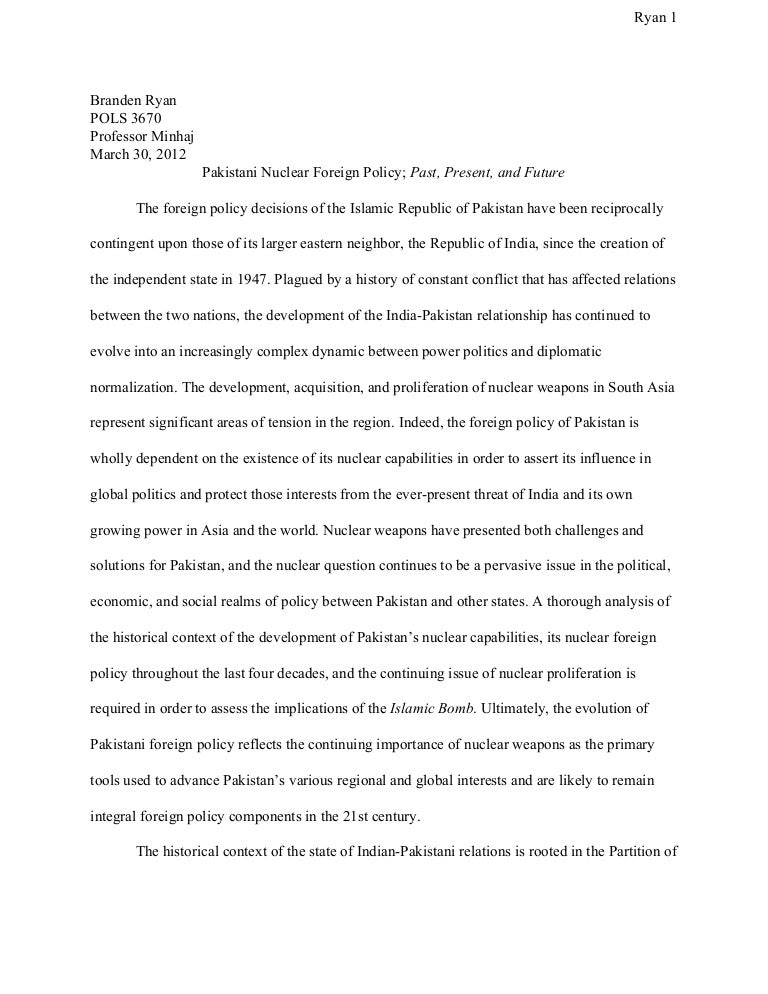English Essay Topics For Students Nuclear Weapons Essay I Nuclear Foreign Policy Past Present And Sample Essay Thesis Statement also What Is The Thesis Statement In The Essay Essay Tirevifontanacountryinncom Examples Of Thesis Statements For English Essays