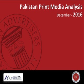 Print Media Analysis December2016