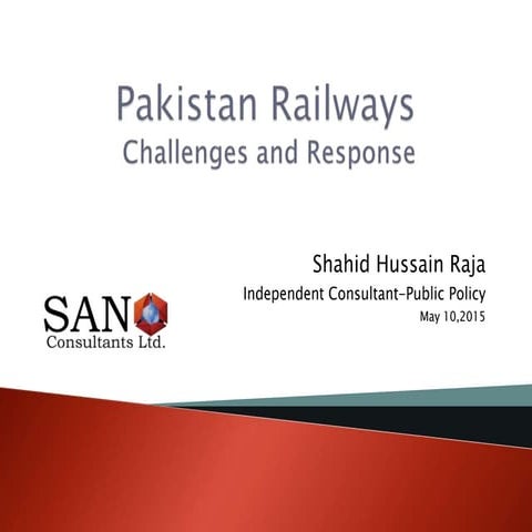 Pakistan Railways: Challenges and Response