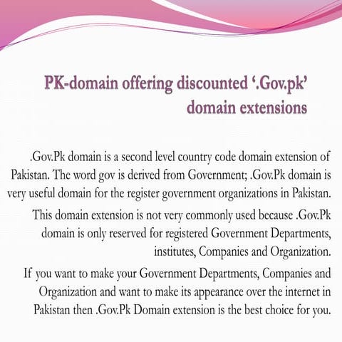 Pk Domain Renewal, Registration, Transfer, Pk-domain at Pk-domain