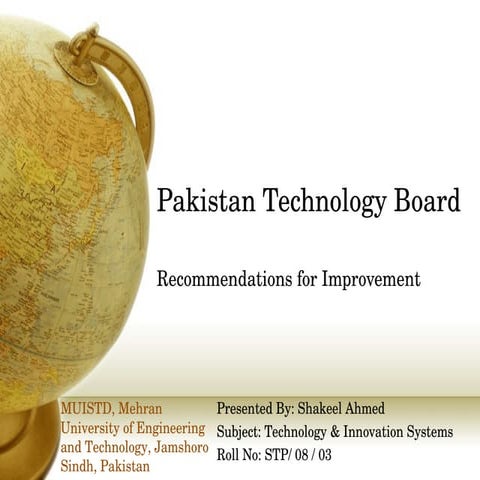 Pakistan Technology Board