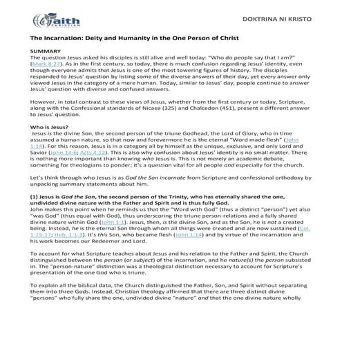 paksa 3 The Incarnation.docx