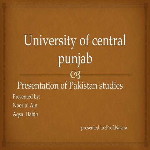 Pak studies .