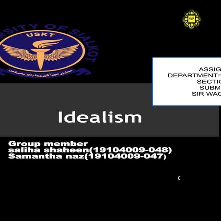 Idealism 