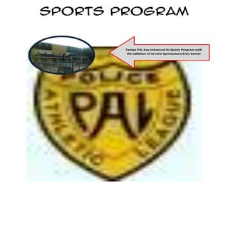 Pal   sports program flyer
