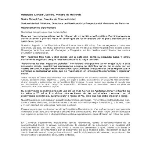 “Relaciones locales, negocios globales”