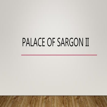 Palace of sargon