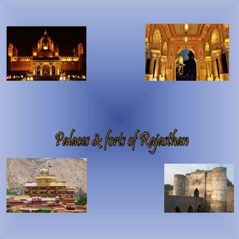 Palaces and forts in rajasthan babu