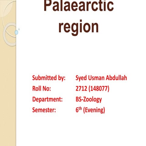 Palaearctic region