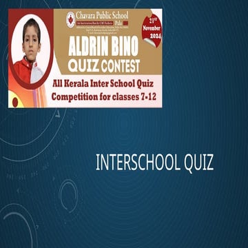 Pala interschool quiz grand finale for High school students