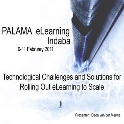 PALAMA eLearning Indaba 2011