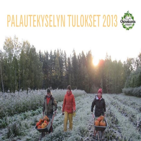 Palautekysely tulokset 2013_rok