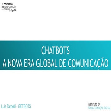 1º Congresso da Transformação Digital & ExpoTD - Luiz Tardelli