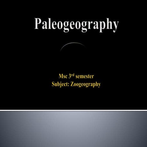 Continental drift theory and plate techtonics