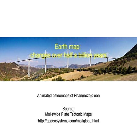 Earth paleomaps: history of continental drift