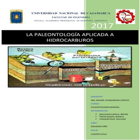 Paleontología aplicada a hidrocarburos